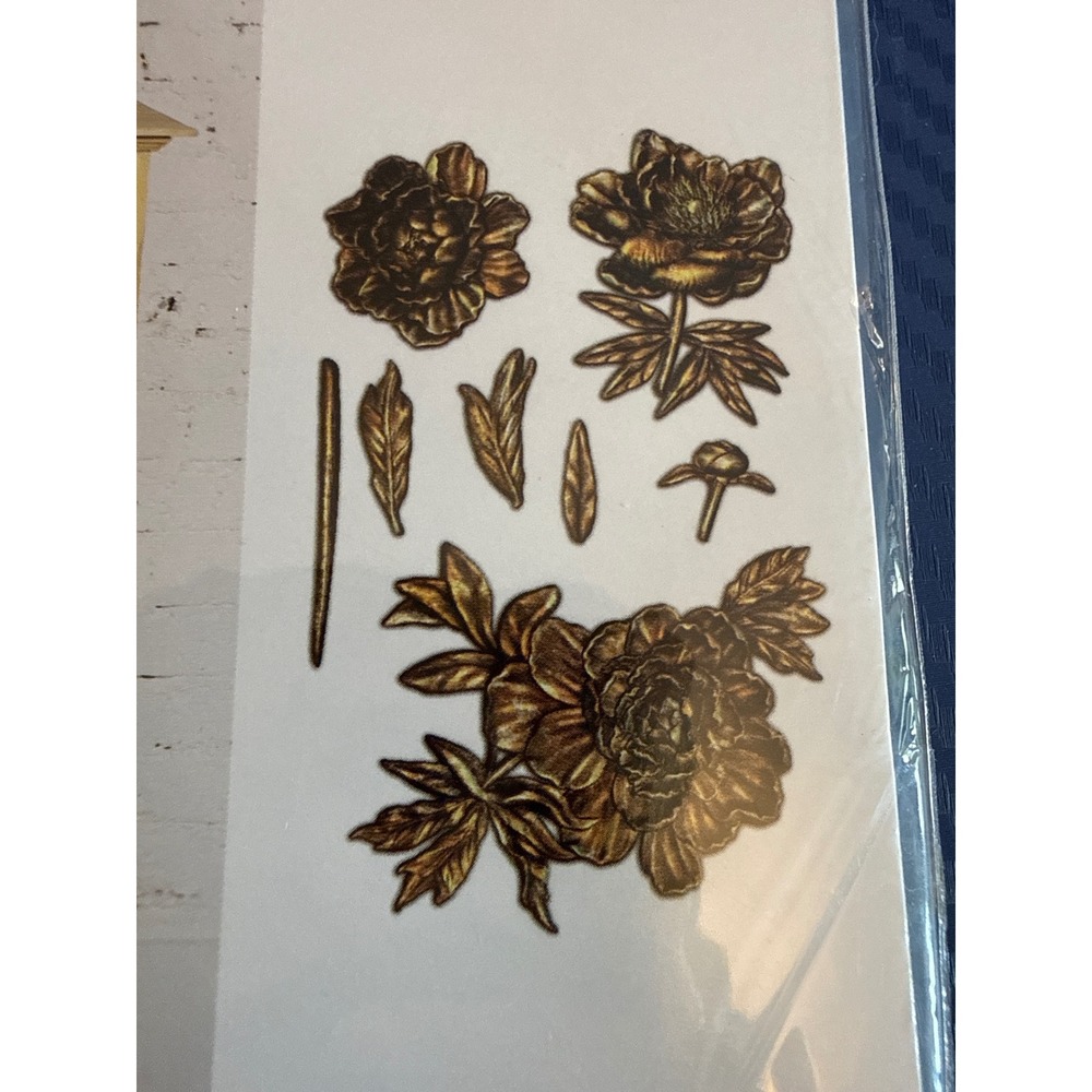 Re-design with Prima Wilderness Rose Decor Mould 5x8 Silicone Floral DIY Craft - Picture 2 of 5